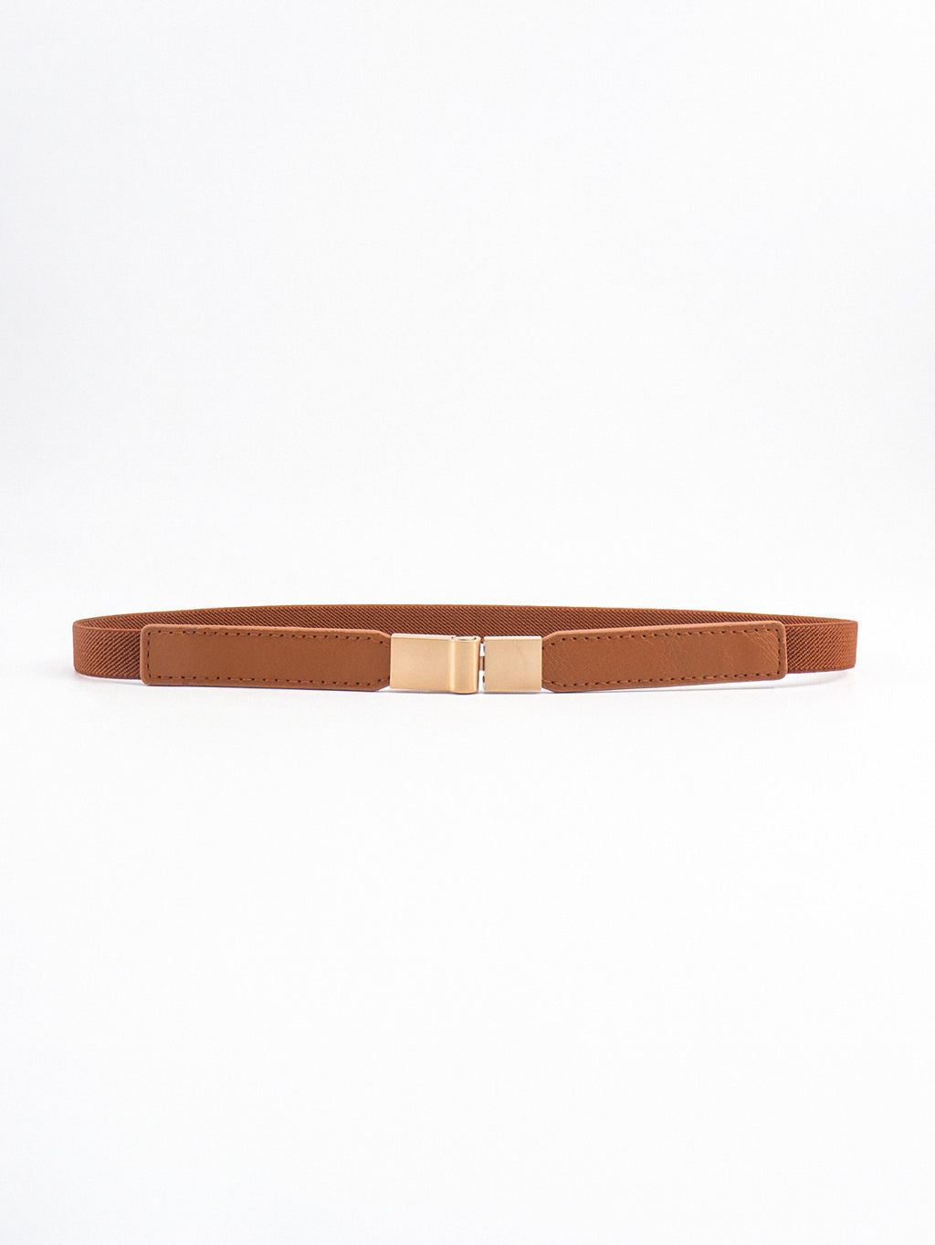PU Elastic Skinny Belt